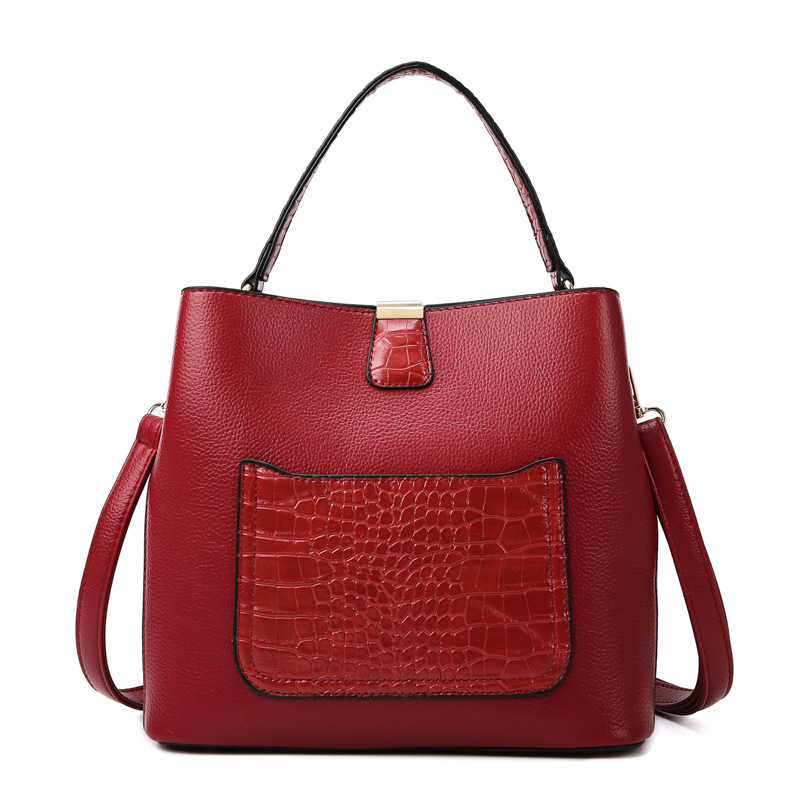 Large Capacity Fashion Commuter Three-piece Bucket Bag