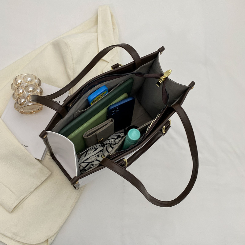 New Fashion Style Large Capacity Leather Tote Bag