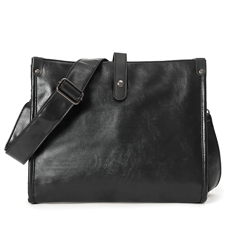 New Fashion Joker Men's Commuter Crossbody Small Square Bag