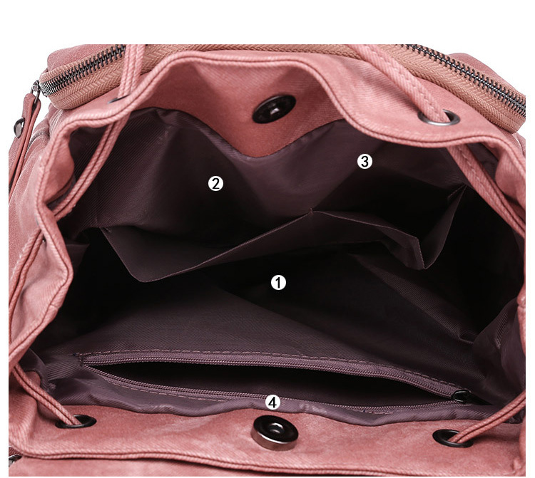 Women Backpack Purses Shoulder Bag PU Leather Travel bag