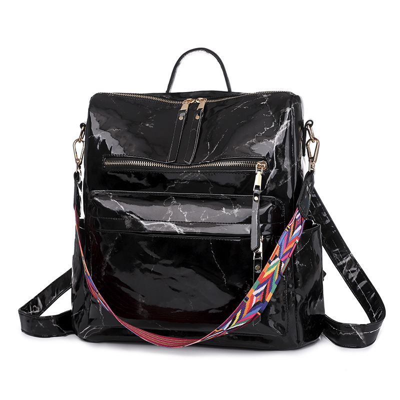 Multipurpose Design Backpack Purses Shoulder Bag PU Leather Travel bag