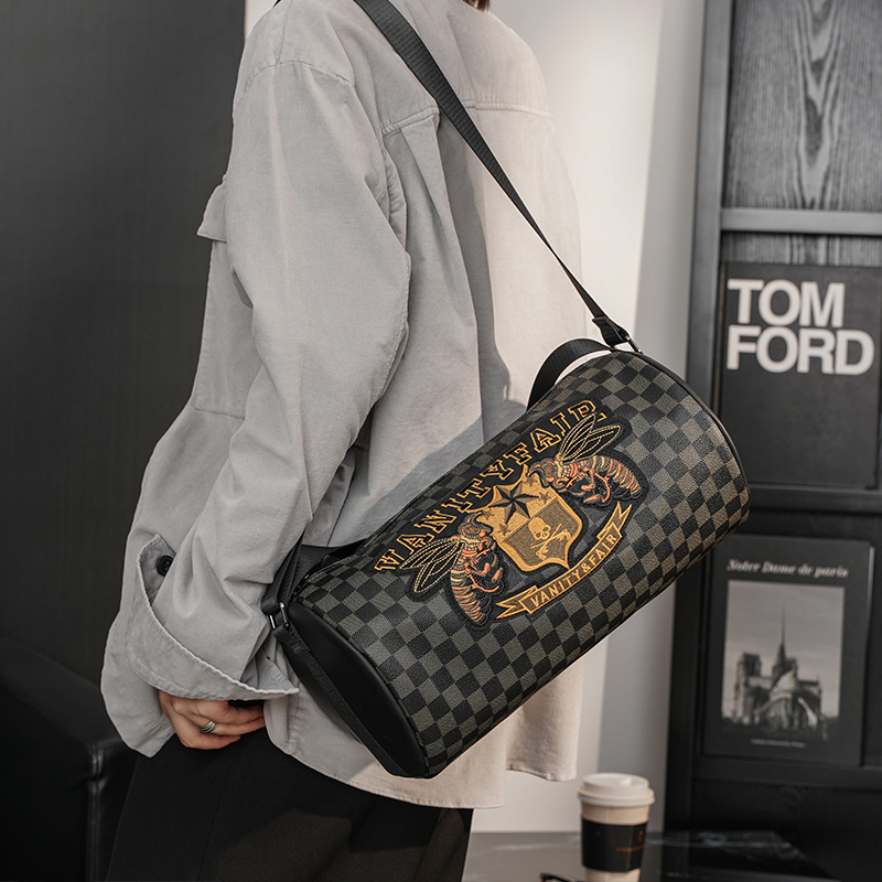 2023 New Korean Fashion Casual Plaid Crossbody Bag