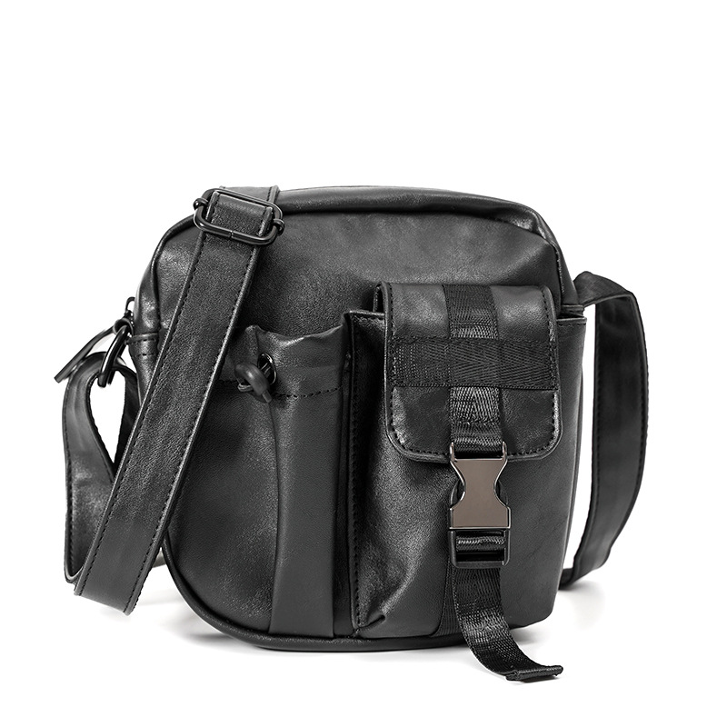 2023 Fashion Men's Simple Casual Slung Small Square Bag