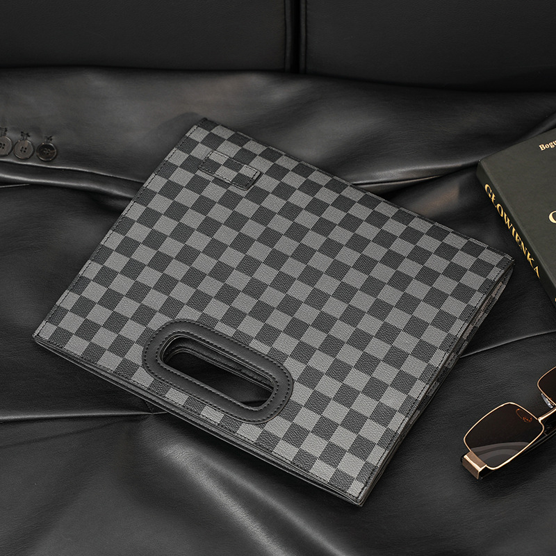 New Fashion Casual Plaid Business Tote