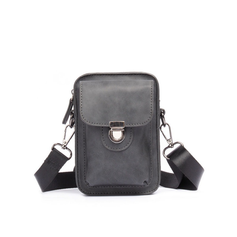 Men's Pocket Leather Small Bag Outdoor Leisure Mini Bag