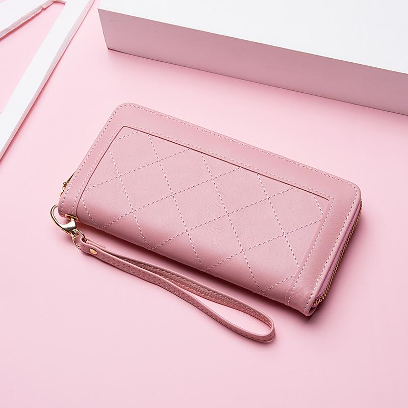 Wallet Long Girls New 2022 Zipper Embroidery Clutch Bag Fashion Wallet Card Bag