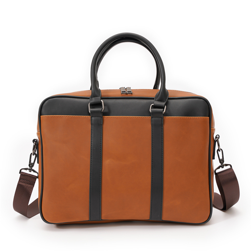 New Fashion Light Business Cross Retro Portable Shoulder Document Diagonal Bag