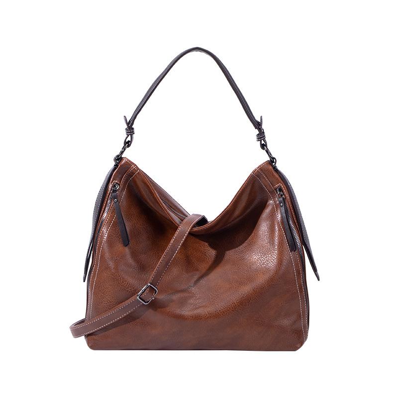 Women's Bag New Portable Women's Bag Casual Soft Leather Shoulder Fashion Diagonal Bag