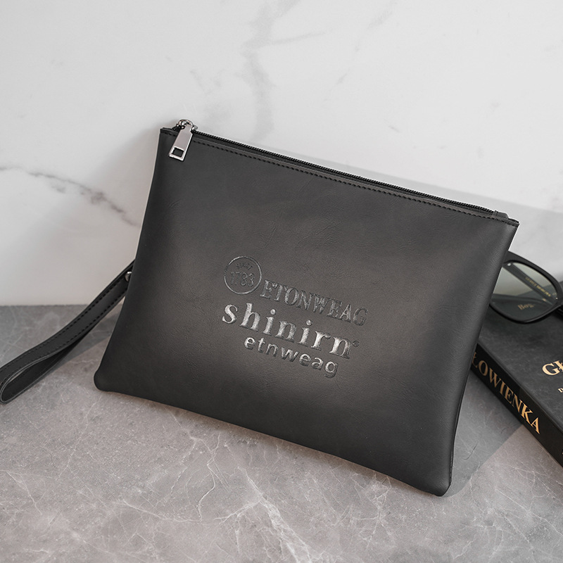 Men's High-capacity Fashion Casual Light Business Wristlet Bag