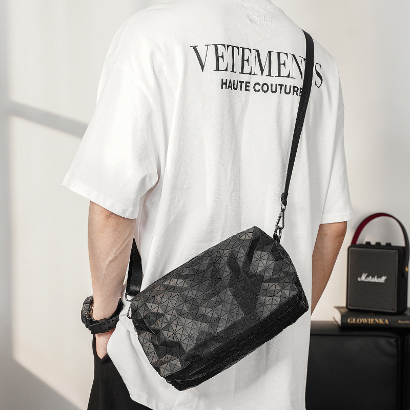 Fashion Youth Tide Brand Men's Single Shoulder Back Satchel