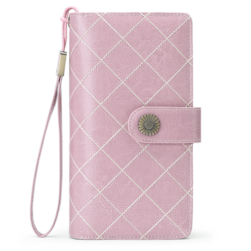 Leather Wallet Ladies Long Large Capacity