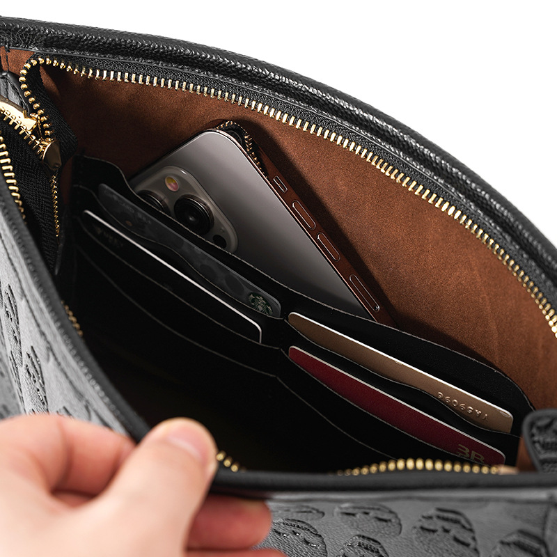 Fashion Brand Fashion Men's Youth Personality Ghost Head Underarm Bag