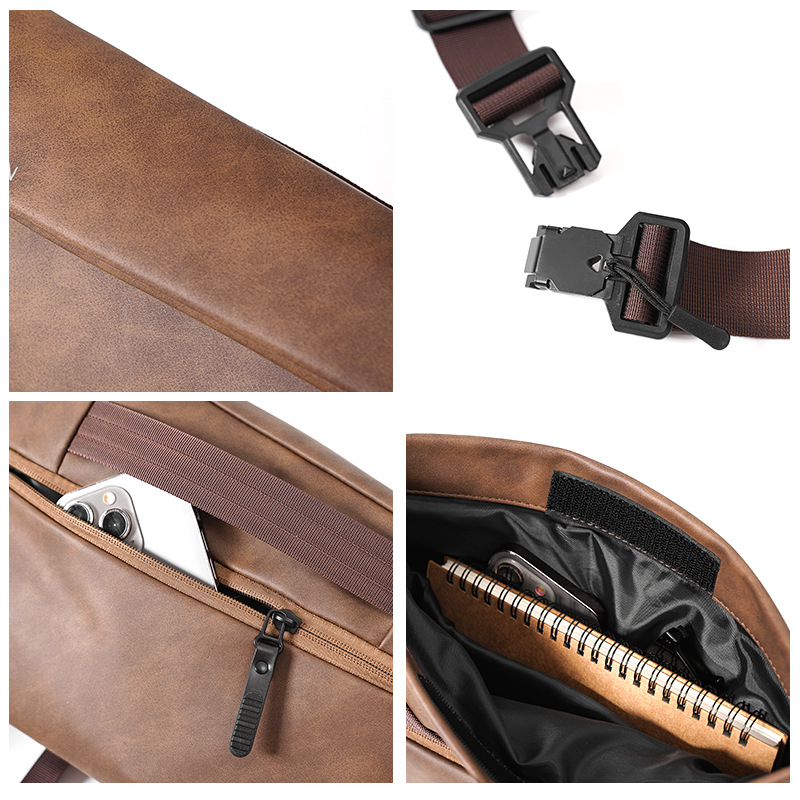 New Fashion Joker Tide Brand Functional Crossbody Bag