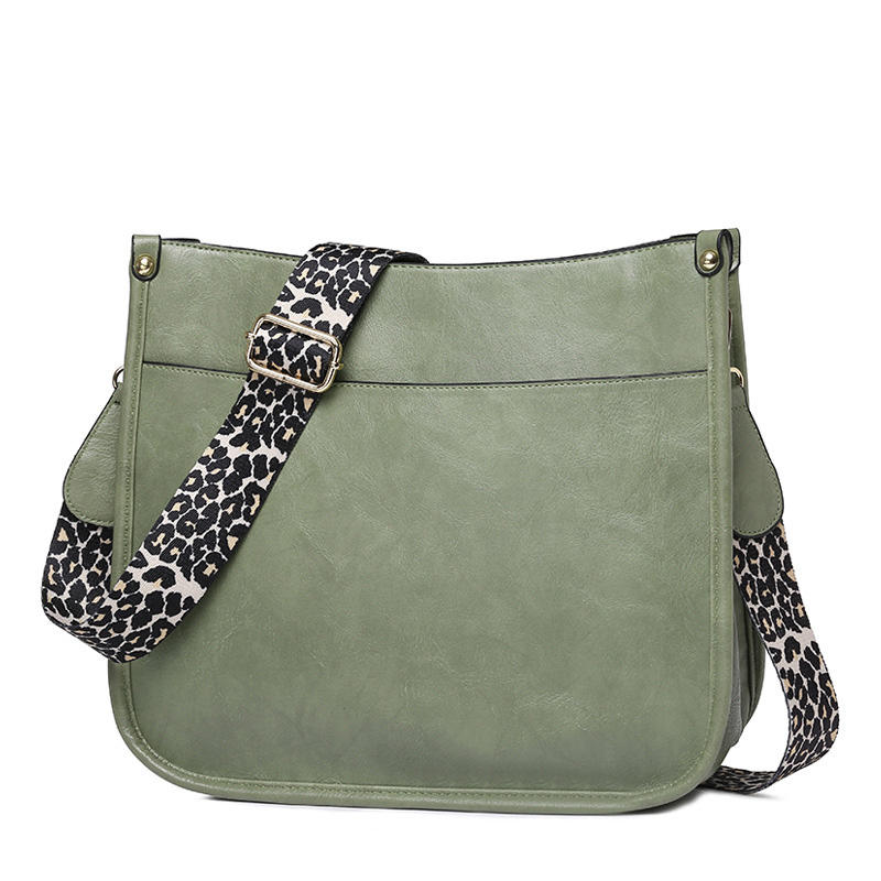 Guitar Strap Crossbody Bags Leopard Shoulder Bucket Bags