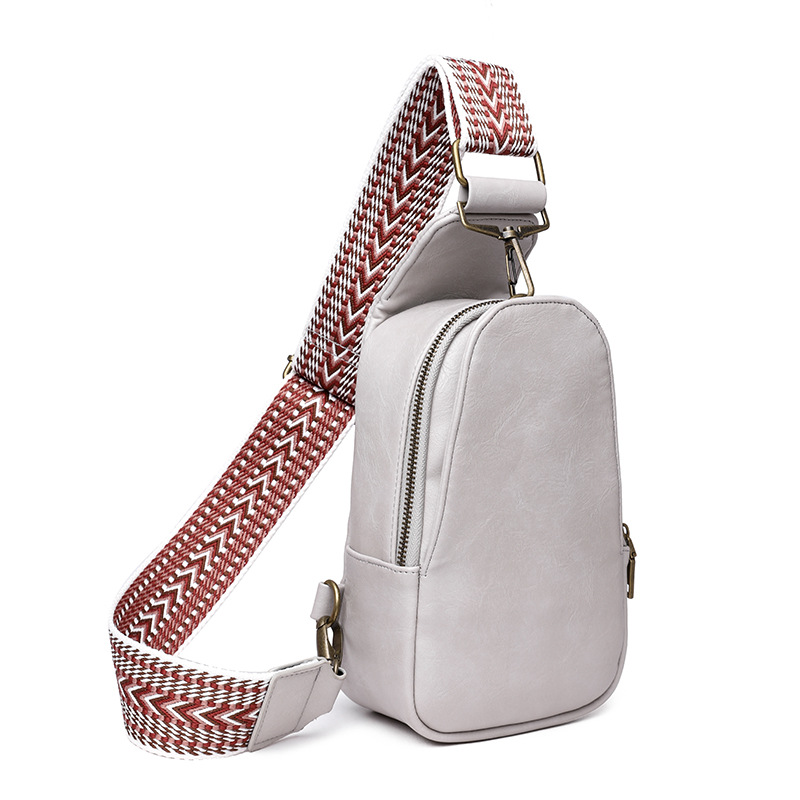 Women PU Leather Sling Bag Small Crossbody Sling Backpack