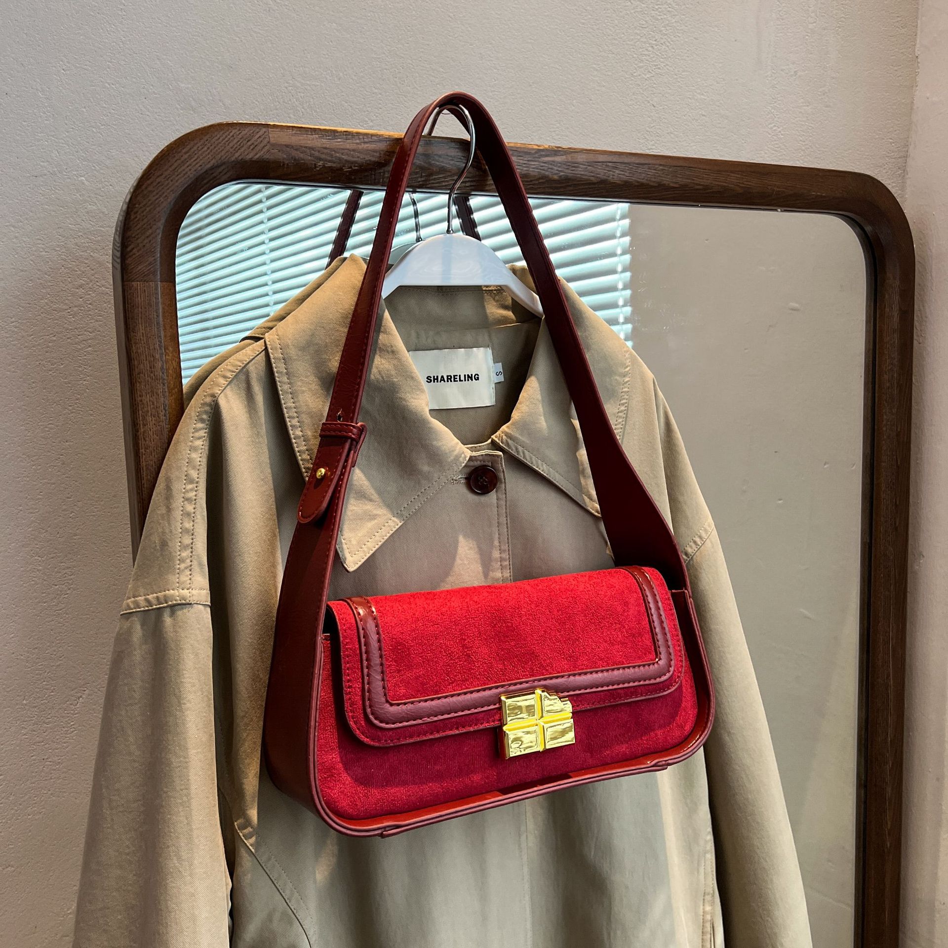 Retro Joker Armpit Square Bag