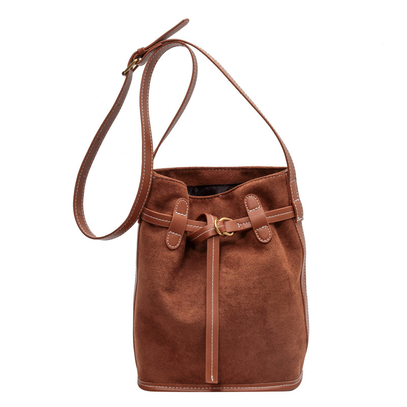 Suede Crossbody Bag