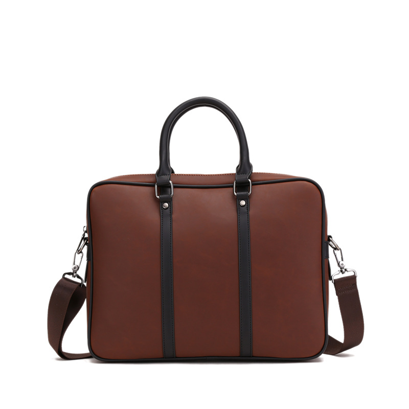 New Fashion Light Business Cross Retro Portable Shoulder Document Diagonal Bag