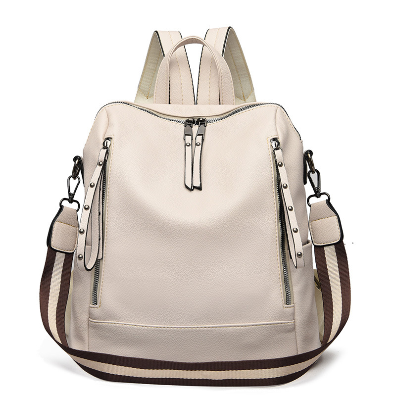 Soft Leather Ladies Travel Backpack