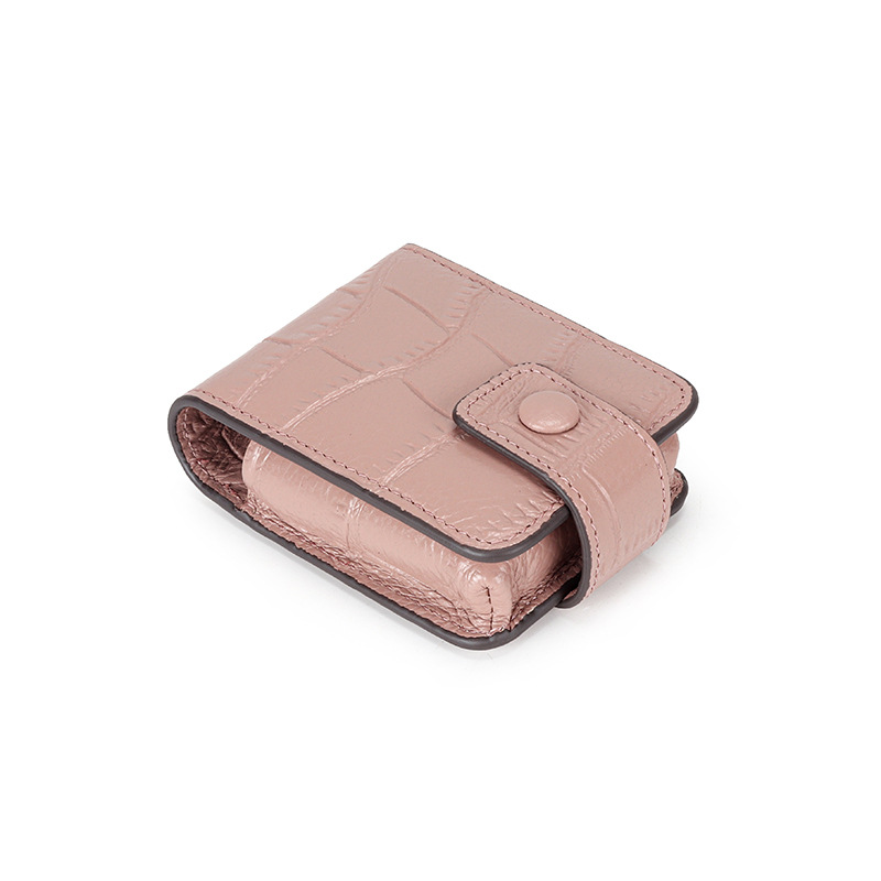 Real Leather Ladies Embossed Crocodile Pattern