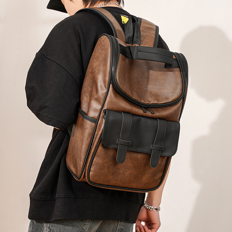 Men's Fashion Korean Casual Quality Computer Backpack
