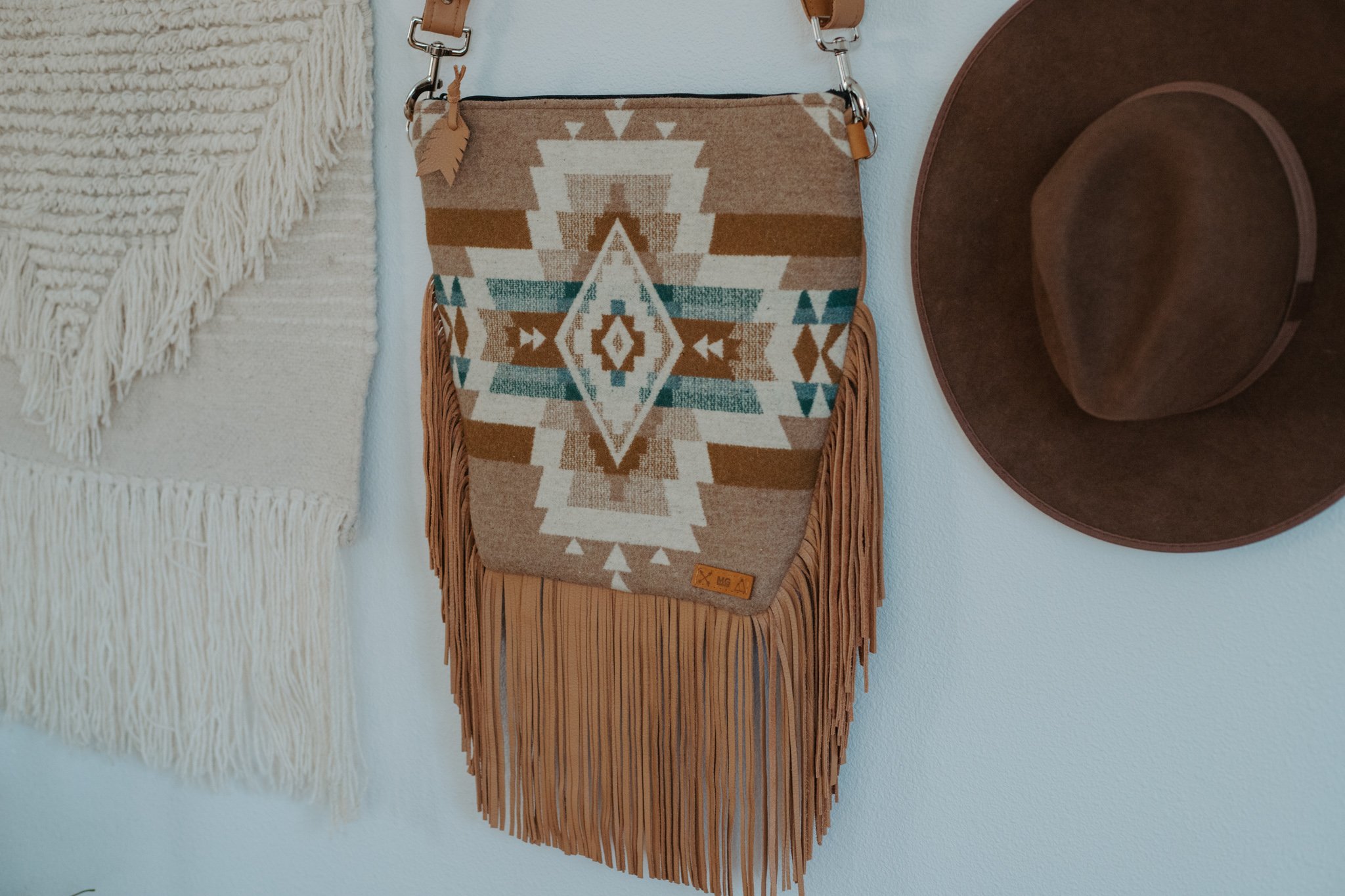 RESERVED CUSTOM LISTING - FRINGE BACKPACK PURSE IN ROCK POINT