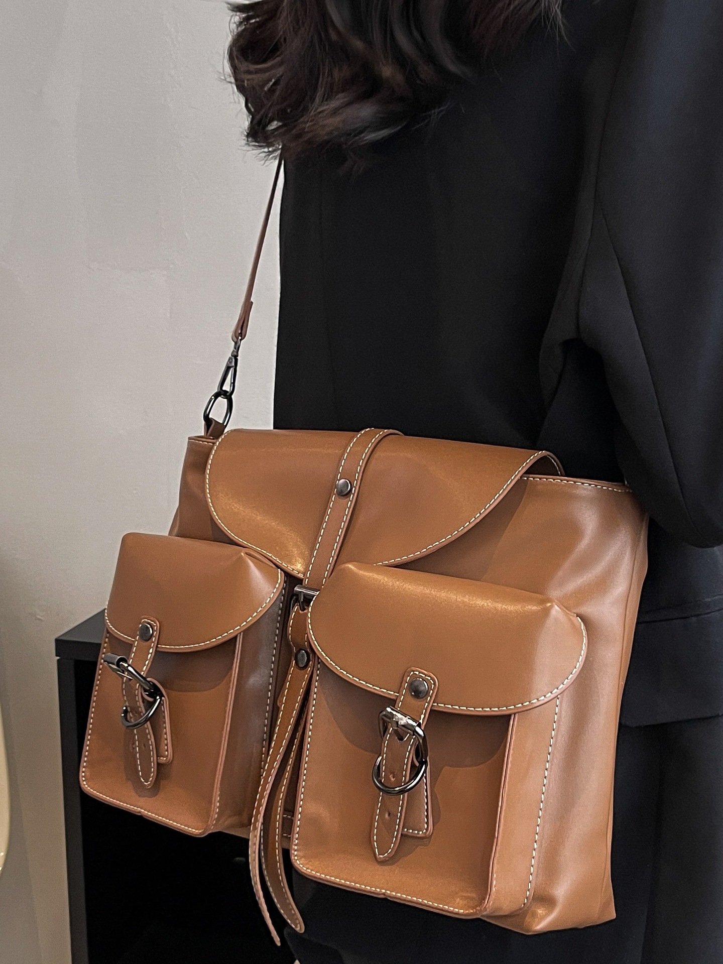 Retro Large Crossbody Shoulder Bag