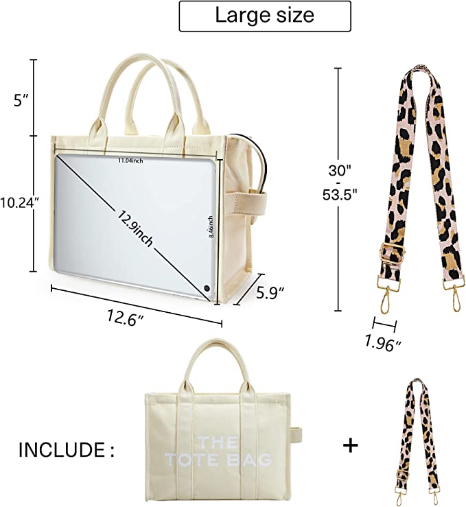 The Tote Bag For Women Canvas shoulder/crossbody Handbag