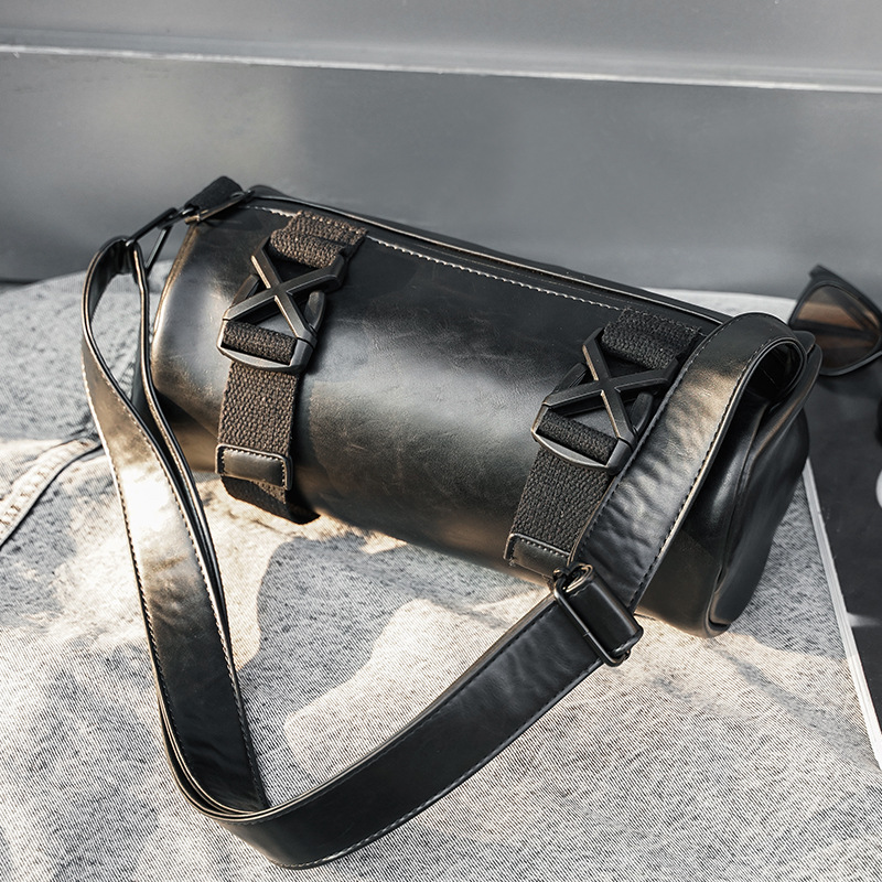 Tide Brand Fashion Casual Joker Drum Youth Street Crossbody Bag