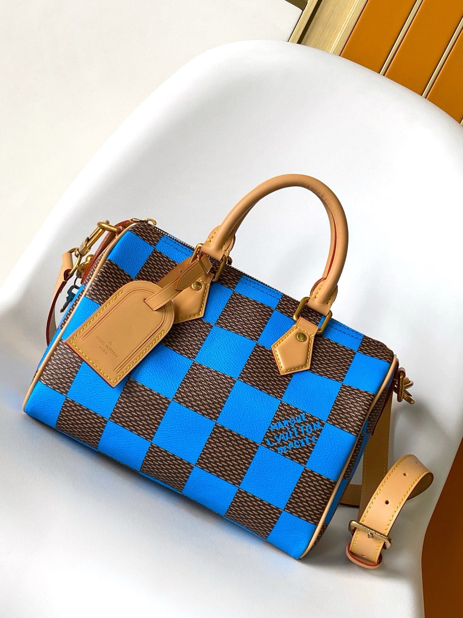 Louis Vuitton N40585 Speedy 25 Bandoulière Damier Pop - SILKROAD