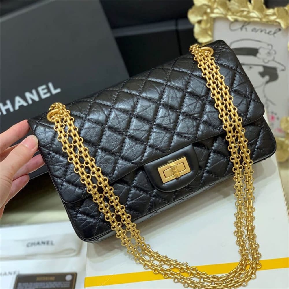 CHANEL LARGE 2.55 HANDBAG A37587 - SILKROAD