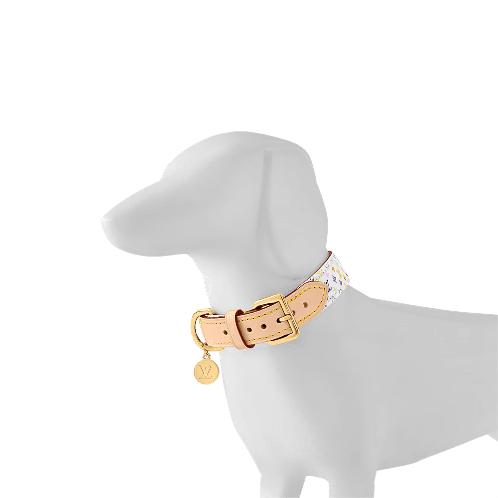 Louis Vuitton GI1316 LV X TM Monogram Multicolor Dog Collar PM - SILKROAD