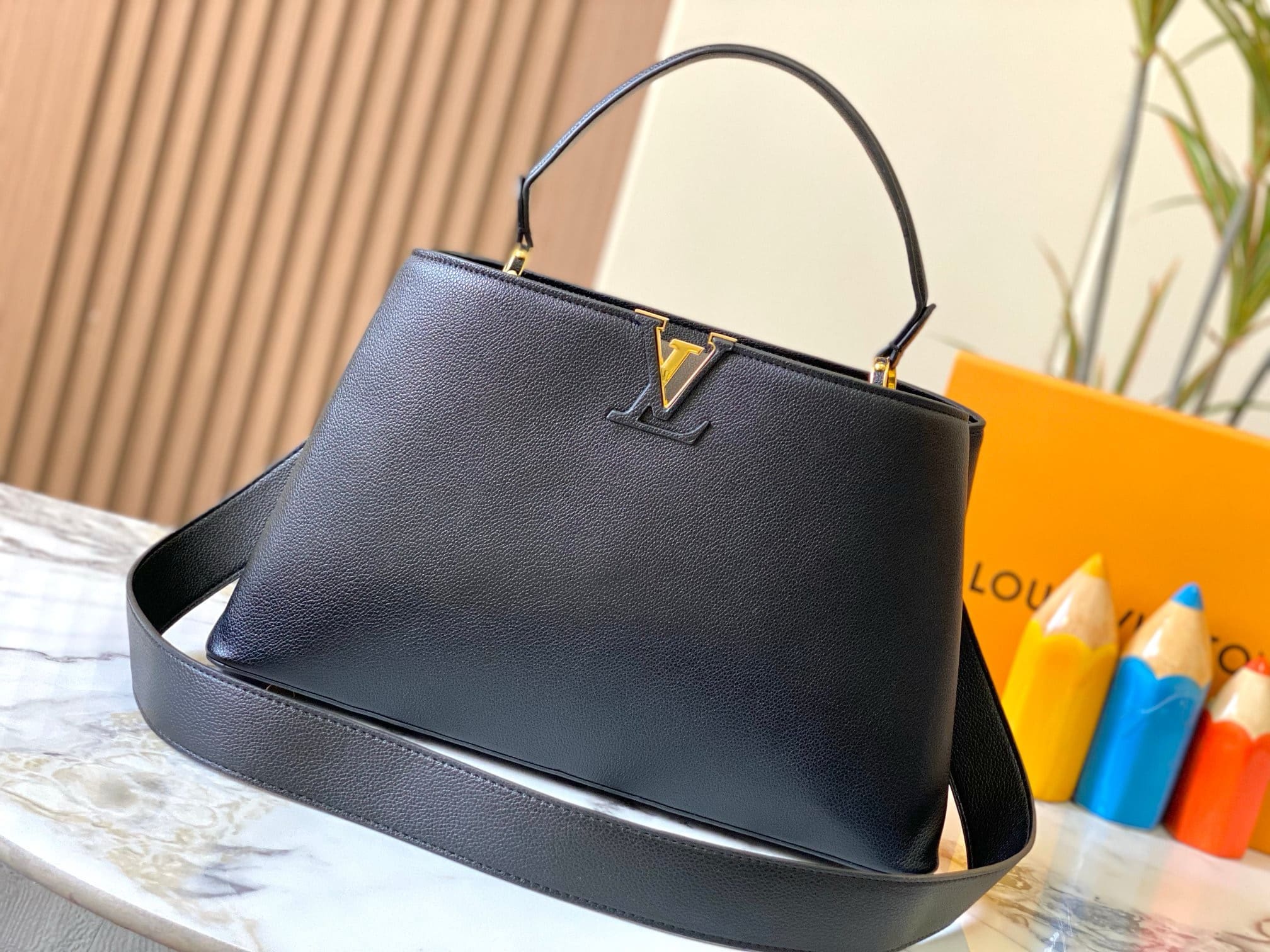Louis Vuitton M24607 Large CAPUCINES SOUPLE BAG - SILKROAD