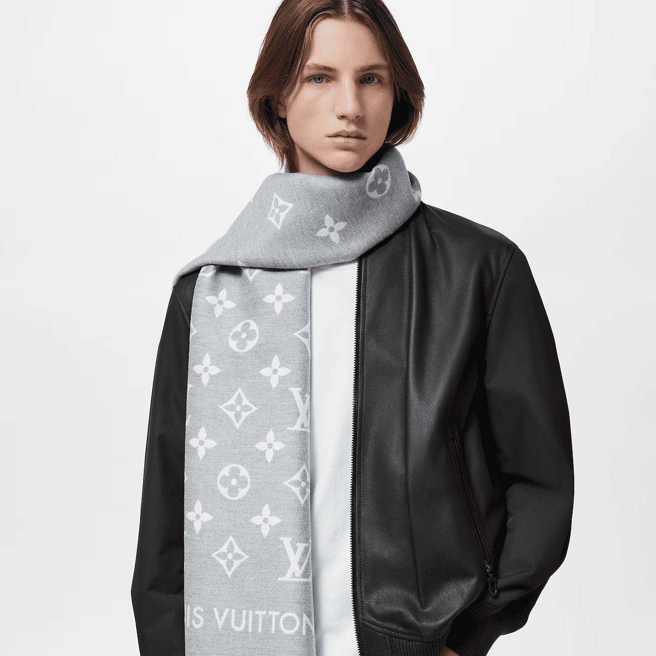 Louis Vuitton M79226 ALL ABOUT Monogram Scarf - SILKROAD