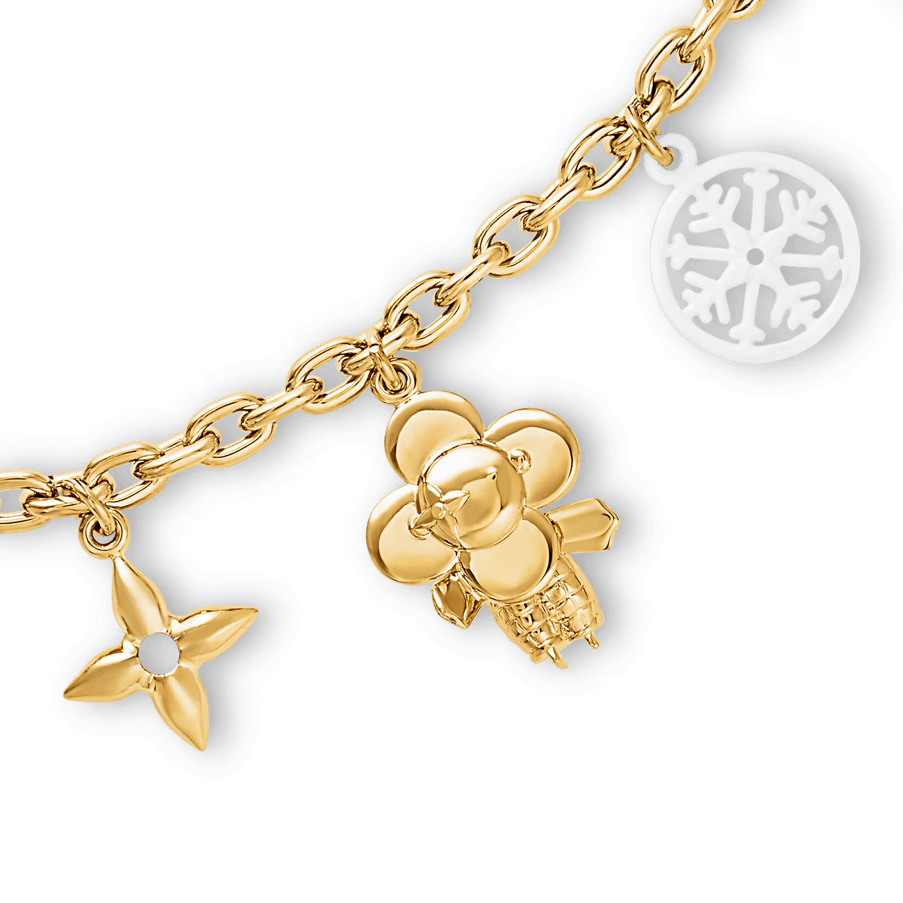 Louis Vuitton M01440 Vivienne Ice Skate Chain Bag Charm - SILKROAD