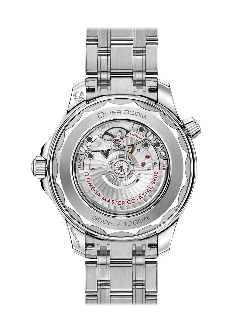 Seamaster Diver 300m Black / White 42mm - SILKROAD