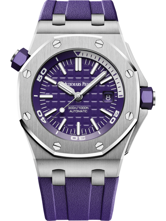 OFFSHORE DIVER Purple Dial 42mm - SILKROAD