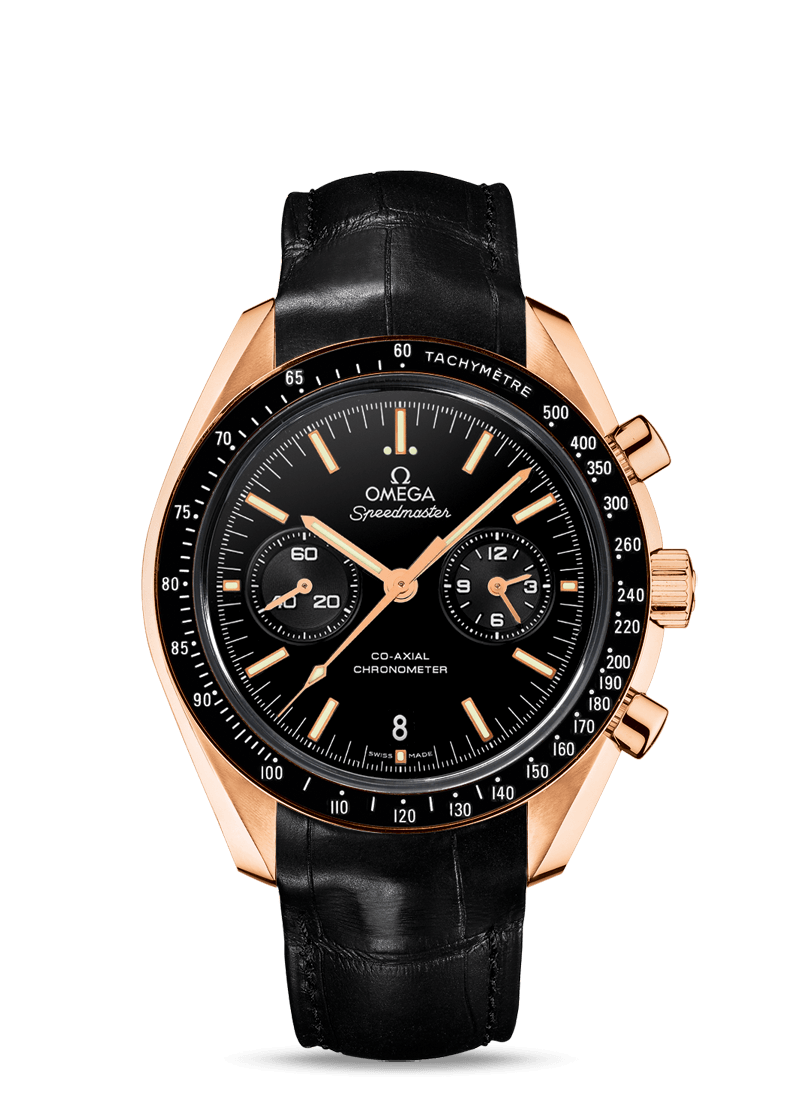 Speedmaster TWO COUNTERS Orange gold Black 44.25mm - SILKROAD