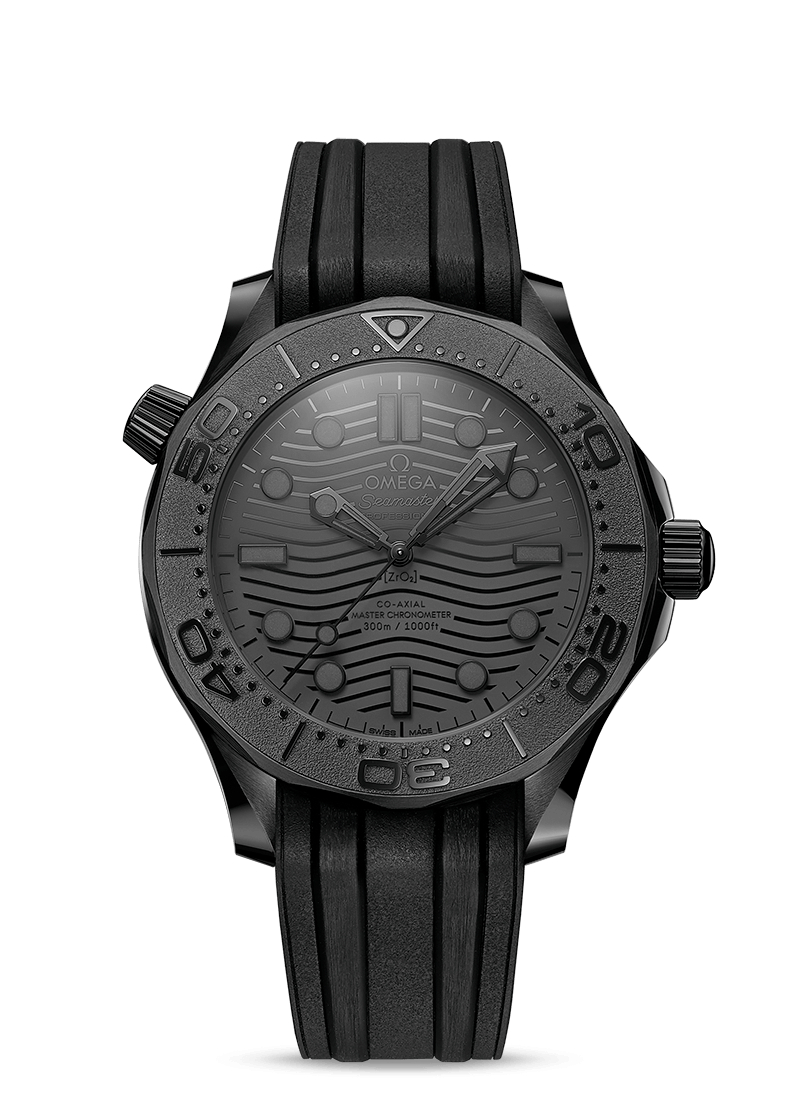 Seamaster Diver 300m Black Black 43.5mm - SILKROAD