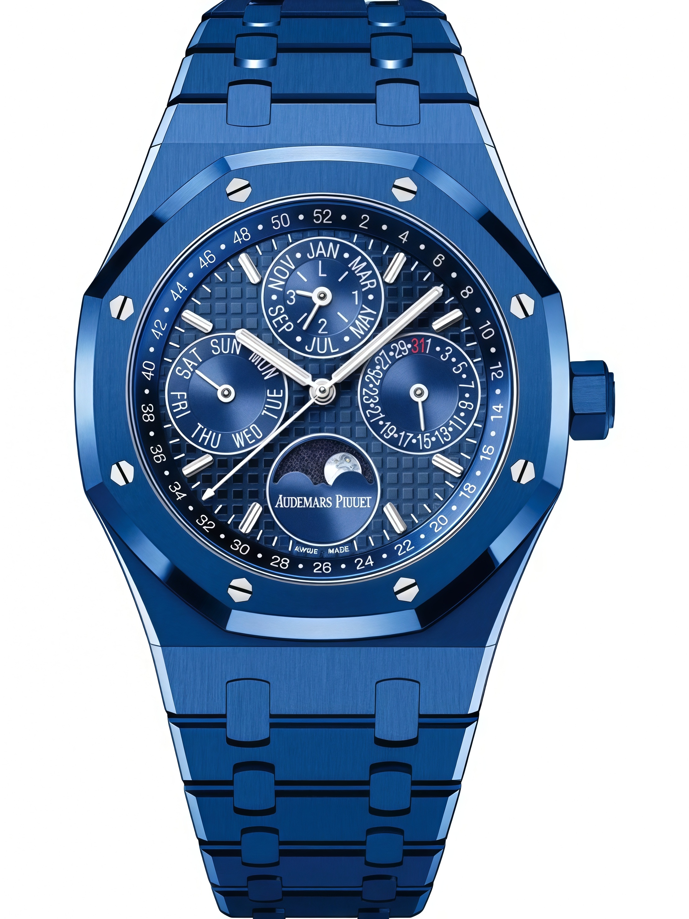 Royal Oak Perpetual Calendar Blue ceramic - SILKROAD