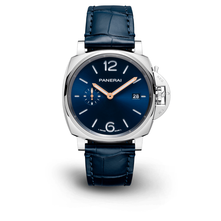 Luminor Due Blue Alligator Strap 42mm - SILKROAD