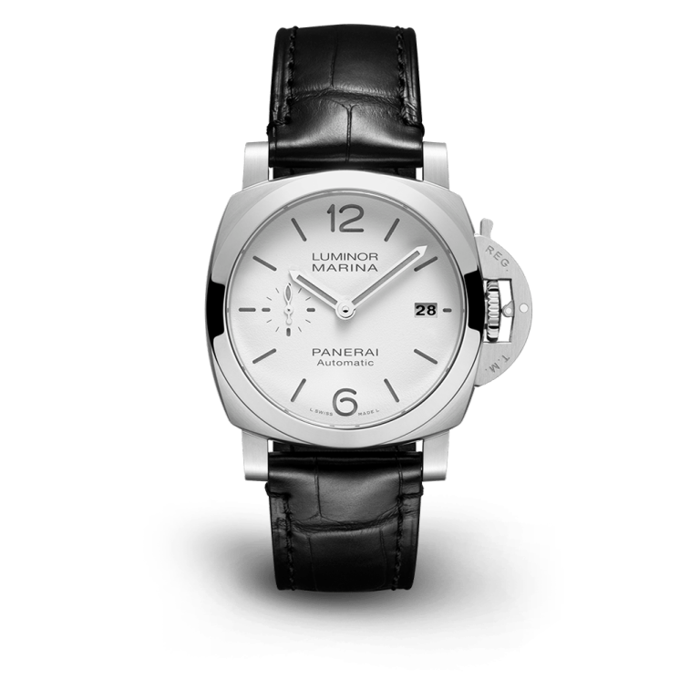Luminor Quaranta White 40mm - SILKROAD