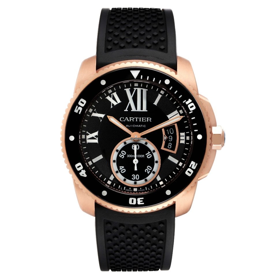 Calibre Rose Gold Black 42mm - SILKROAD