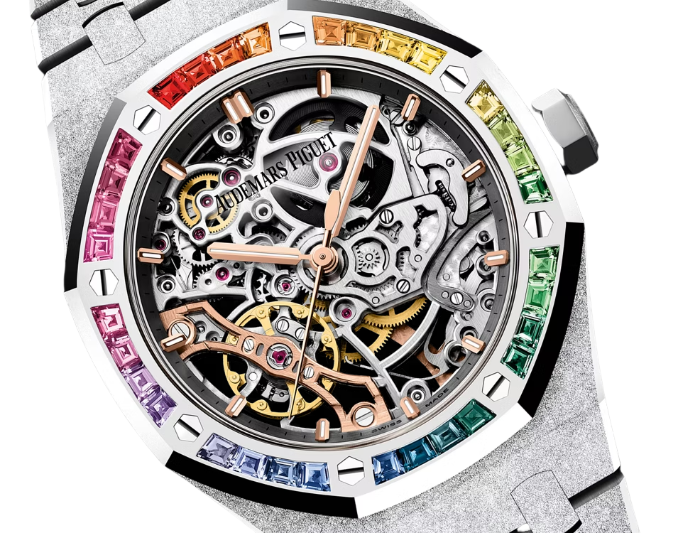 Royal Oak Frosted Gold Double Balance Wheel Openworked 37mm - SILKROAD