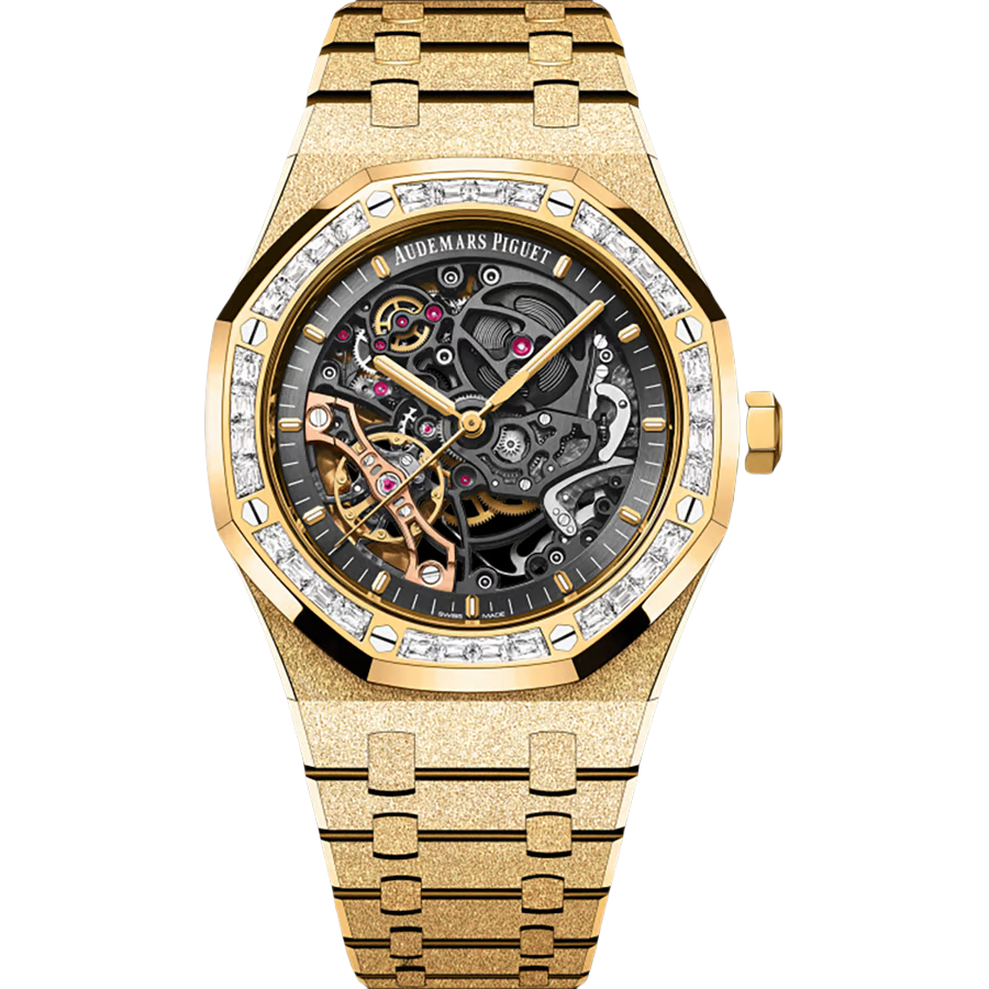 Royal Oak Frosted Gold Double Balance Wheel Openworked Japan Special Edition 41mm - SILKROAD