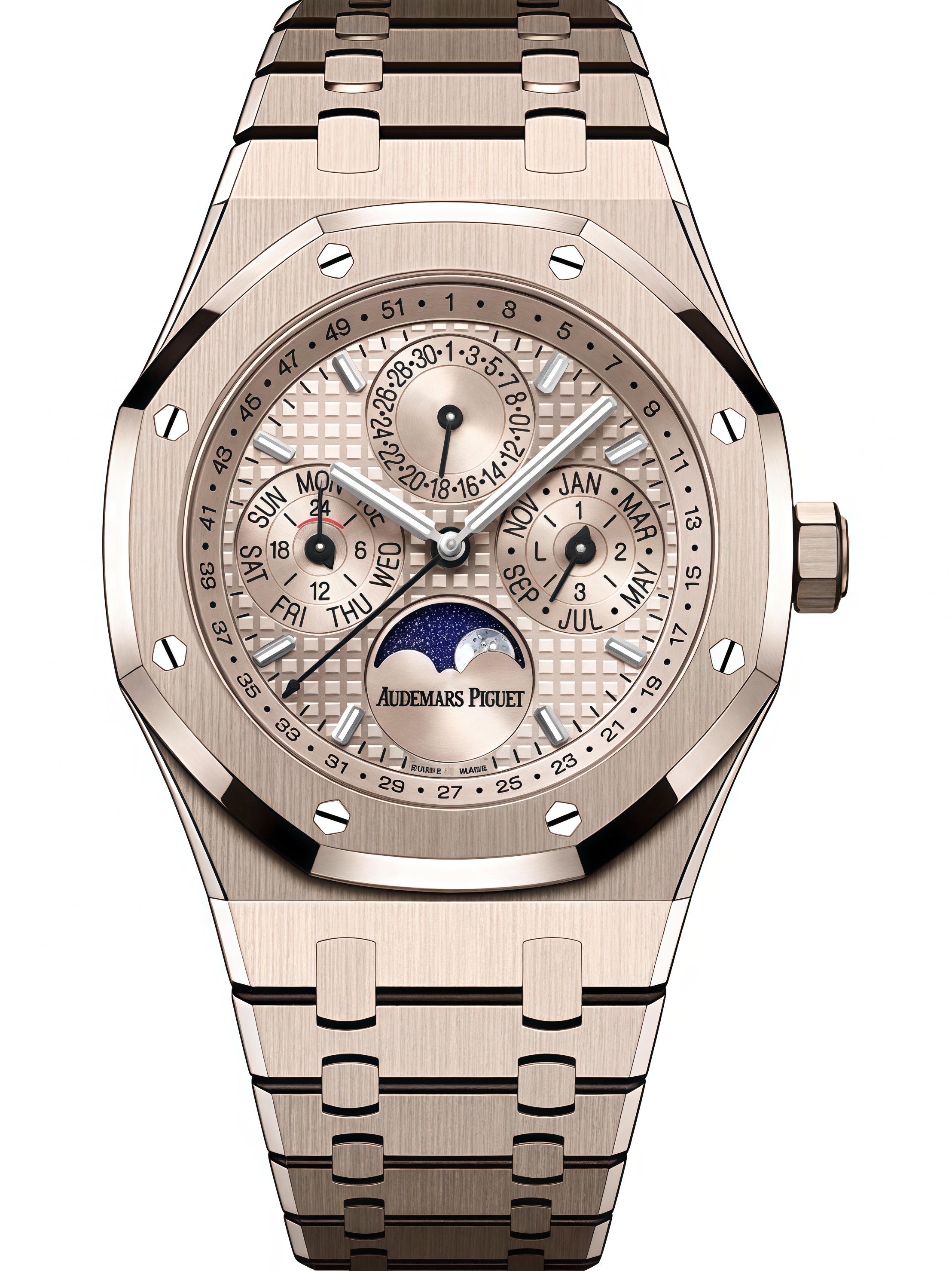 Royal Oak Perpetual Calendar 41mm, 18-carat sand gold - SILKROAD