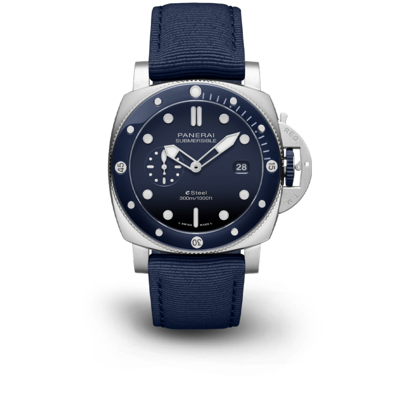 Submersible Blue QuarantaQuattro ESteel™ Blu Profondo 44mm - SILKROAD