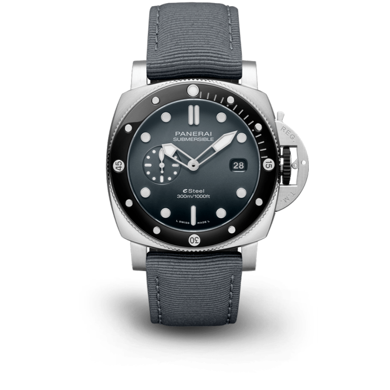 Submersible Gray QuarantaQuattro ESteel™ Grigio Roccia 44mm - SILKROAD