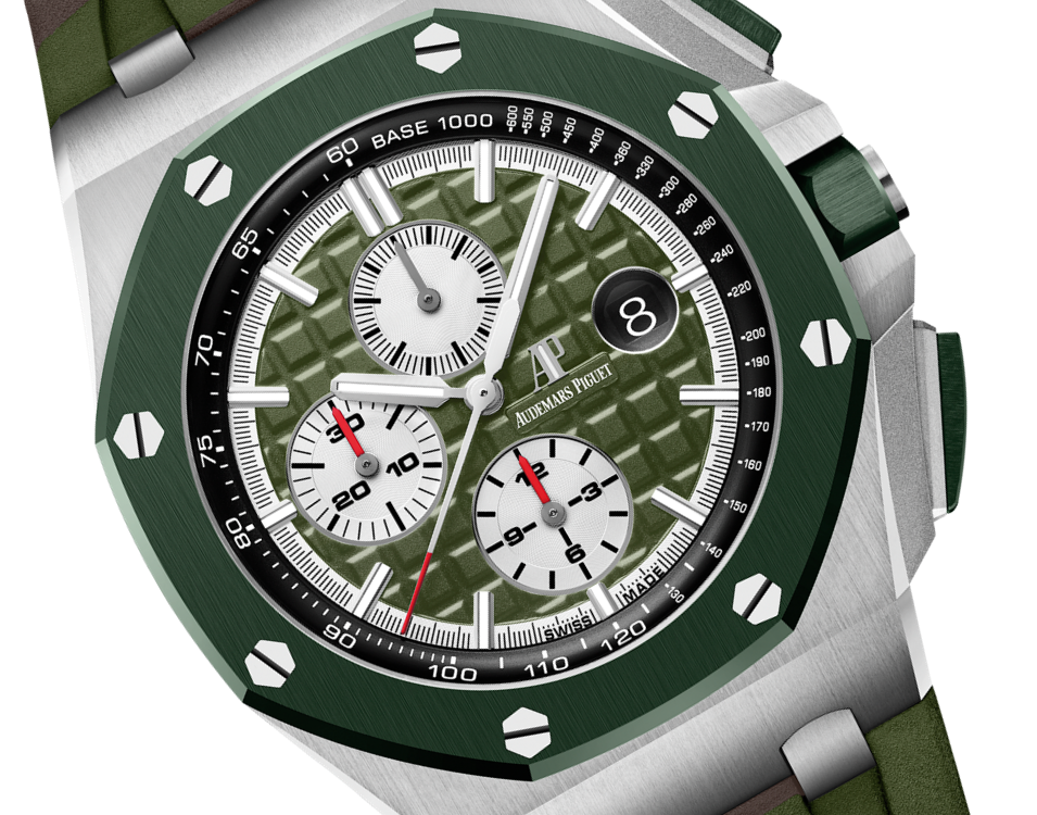OFFSHORE Khaki Green Camouflage Dial CHRONOGRAPH 44mm - SILKROAD