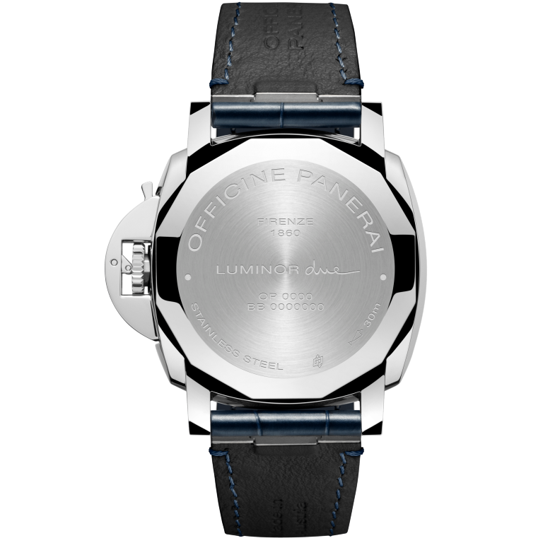 Luminor Due Blue Alligator Strap 42mm - SILKROAD